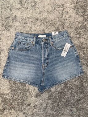 NWT PacSun Light Blue High-Rise Denim Shorts